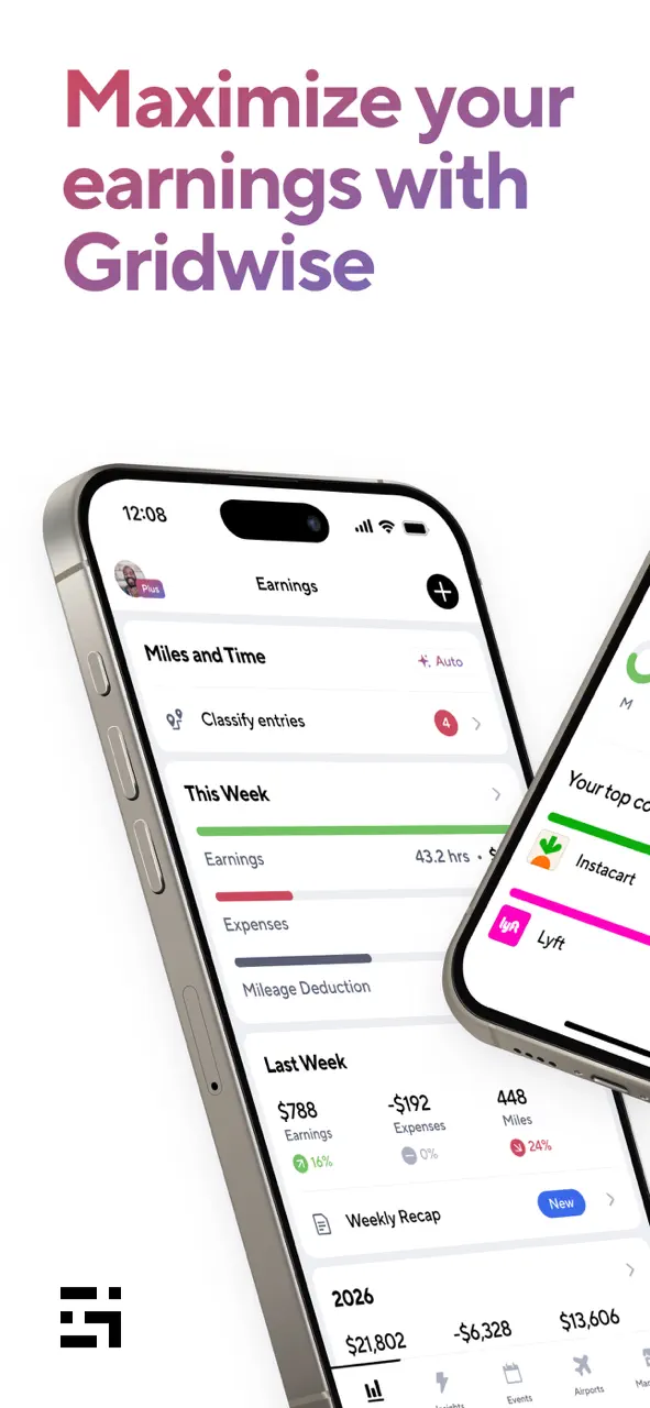 App Store flow in Gridwise: Gig Driver Assistant