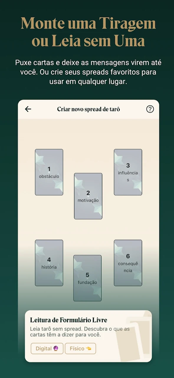Labyrinthos: Leitura de Tarot Google Play tela 8 de 16 (store): Google Play