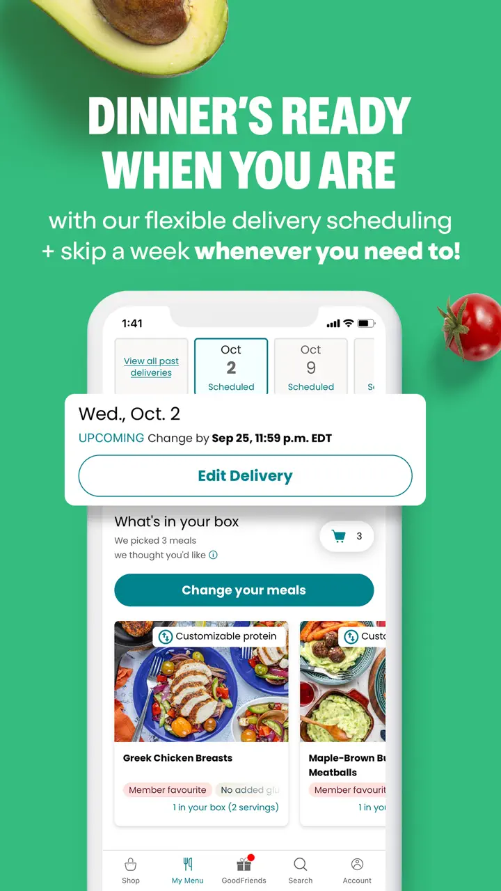Goodfood: Mealtime solved App Store pantalla 5 de 10 (store): App Store
