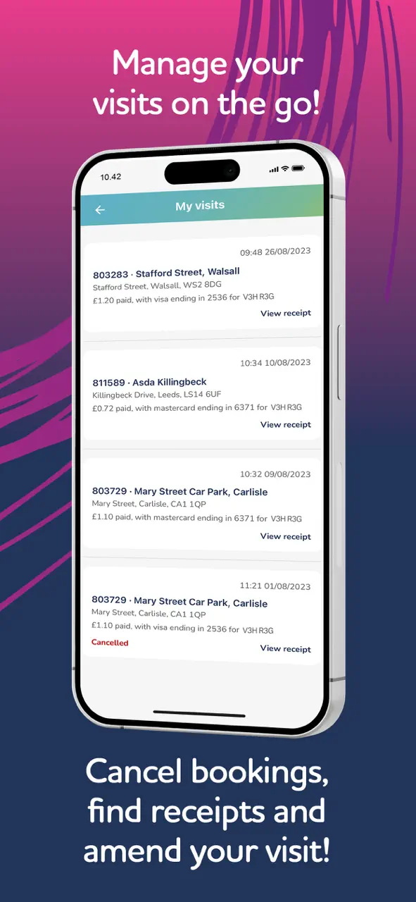Evology Parking App Store screen 5 of 5 (store): App Store