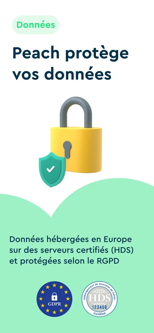 Peach : rappel de médicaments App Store pantalla 8 de 8 (store): App Store