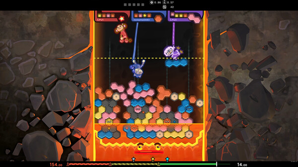 TopplePOP: Bungee Blockbusters Screenshots pantalla 6 de 19 (game): Gameplay