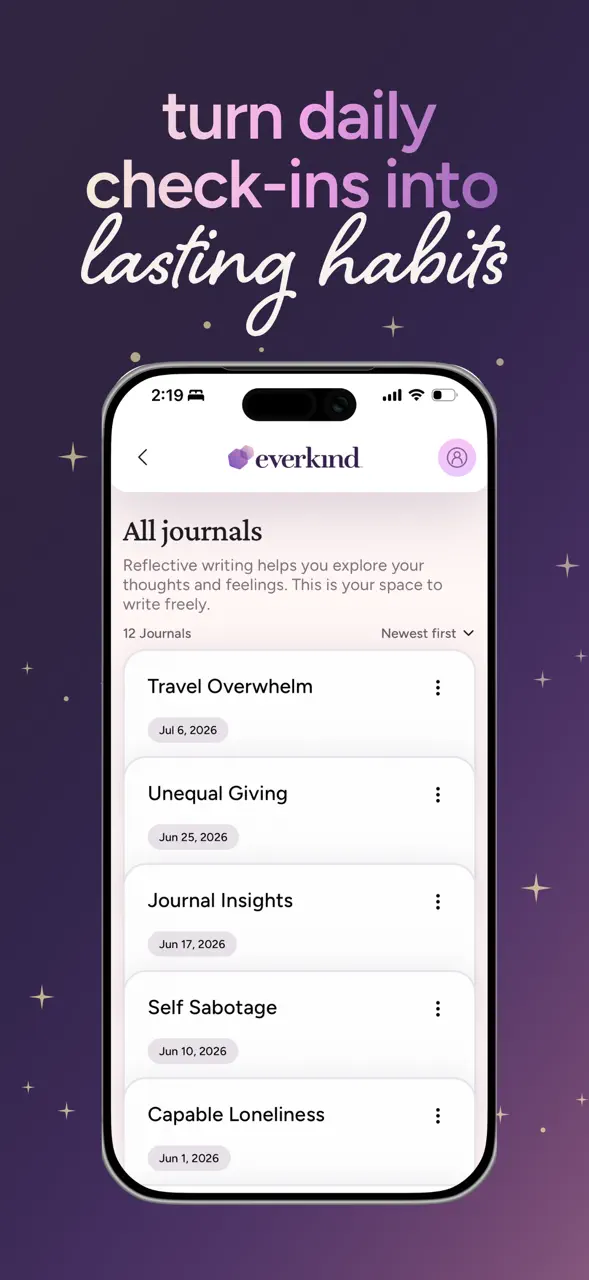 everkind: wellness journal app App Store pantalla 8 de 9 (store): App Store