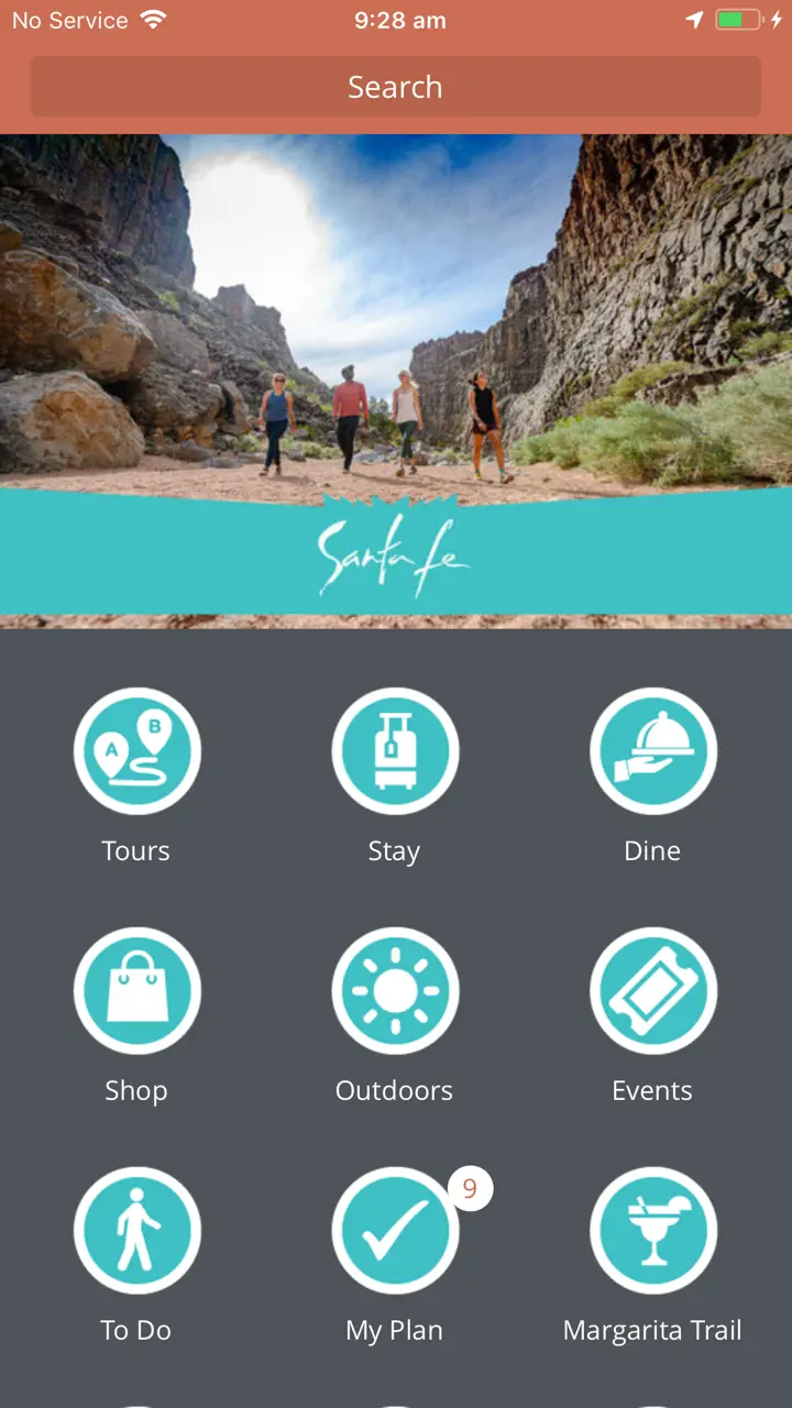 App Store flow in Visit Santa Fe!