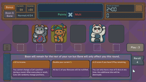Cats & Dice Screenshots pantalla 3 de 7 (game): Gameplay