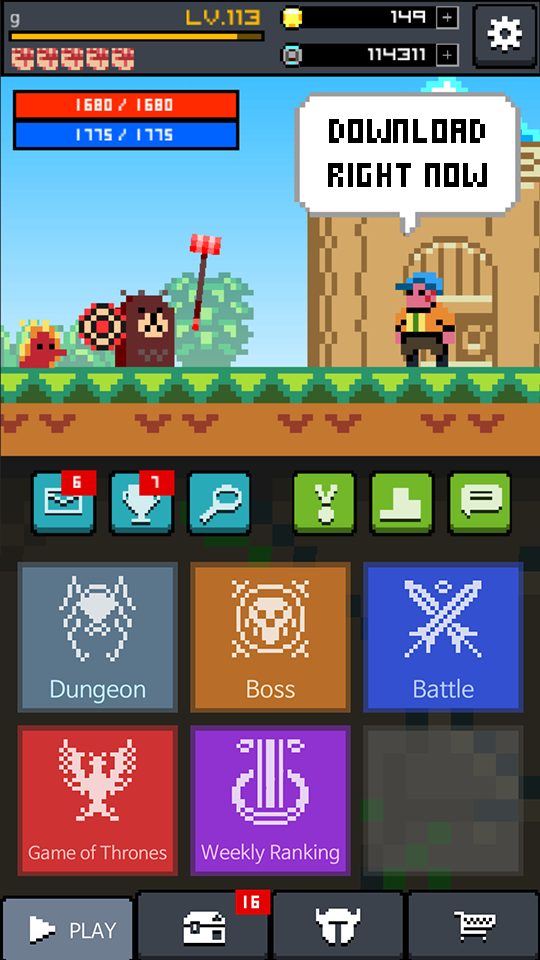 Draw! Knight (RPG) Google Play pantalla 7 de 7 (store): Google Play