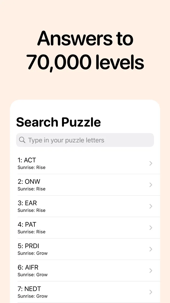 App Store flow in Cheats for Wordscapes