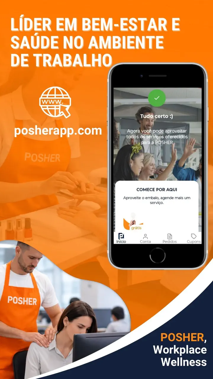 POSHER, Bem-estar para você App Store pantalla 6 de 6 (store): App Store