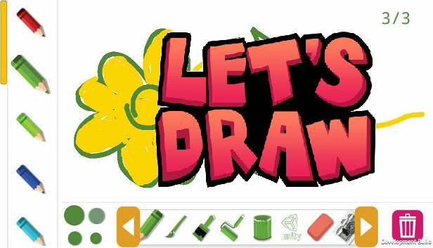 Screenshots flow in Let's Draw