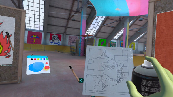 Painting VR Screenshots screen 4 of 11 (game): Gameplay