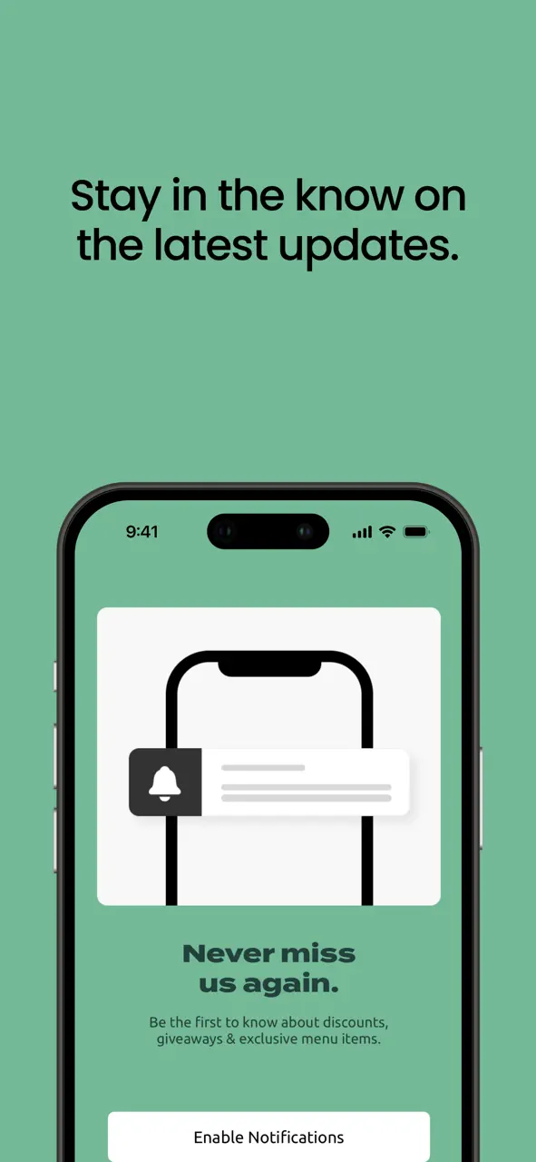 Green District Salads App Store pantalla 5 de 6 (store): App Store