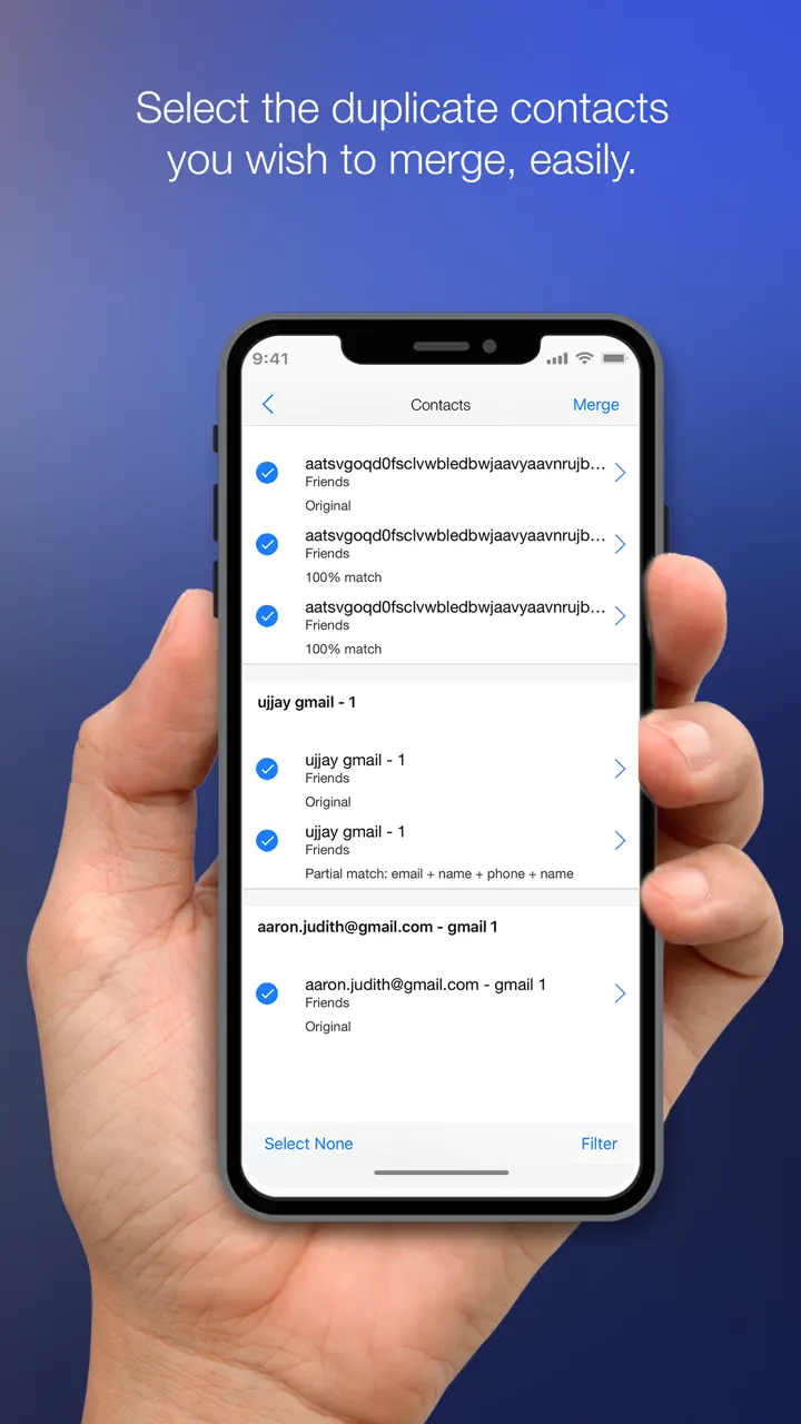 Cleanup Duplicate Contacts! App Store pantalla 5 de 5 (store): App Store