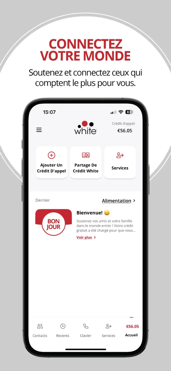 App Store flow in White Calling