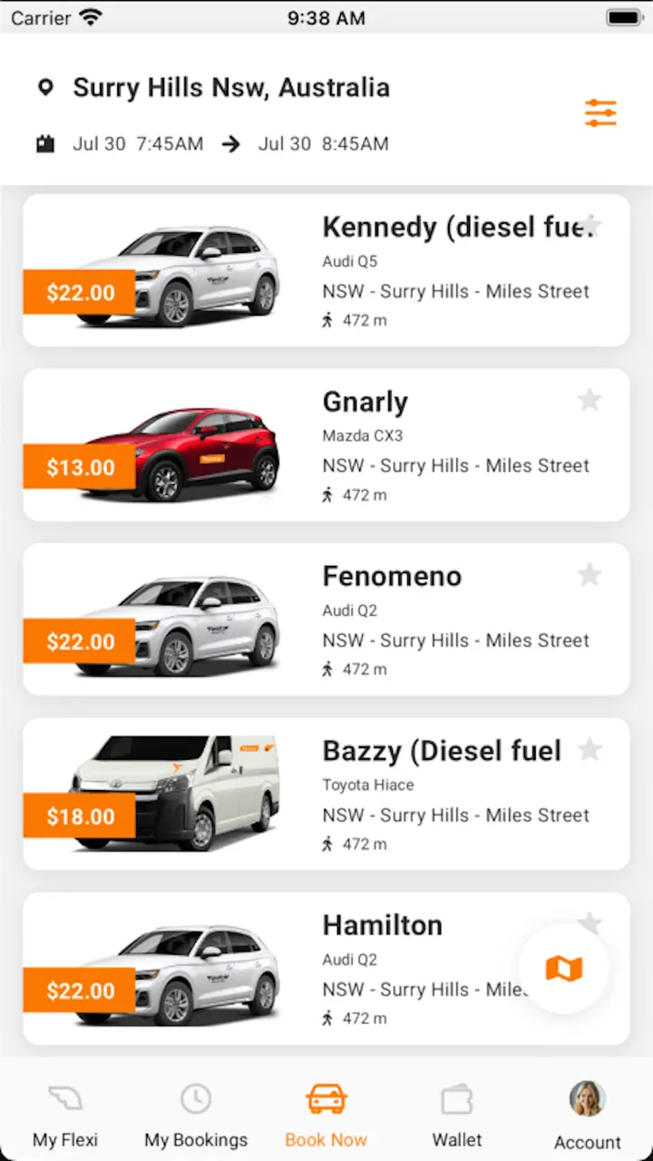 Flexicar Car Share App Store pantalla 9 de 9 (store): App Store