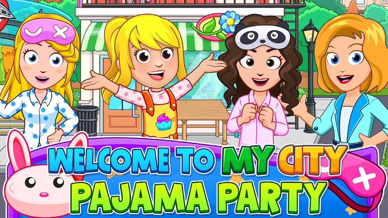 Google Play flow in My City : Pajama Party
