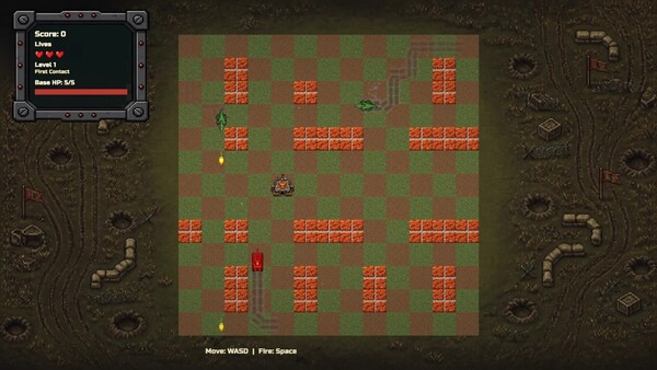 Red Tanks vs Lizard Screenshots pantalla 5 de 6 (game): Gameplay