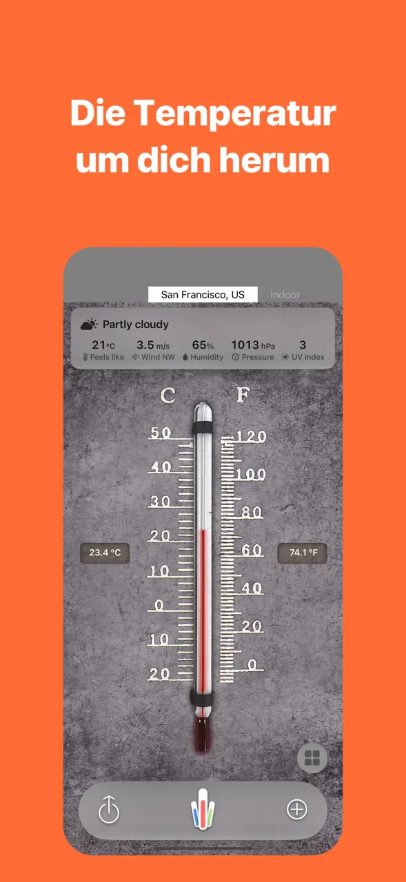 App Store flow in HD Thermometer ⊎