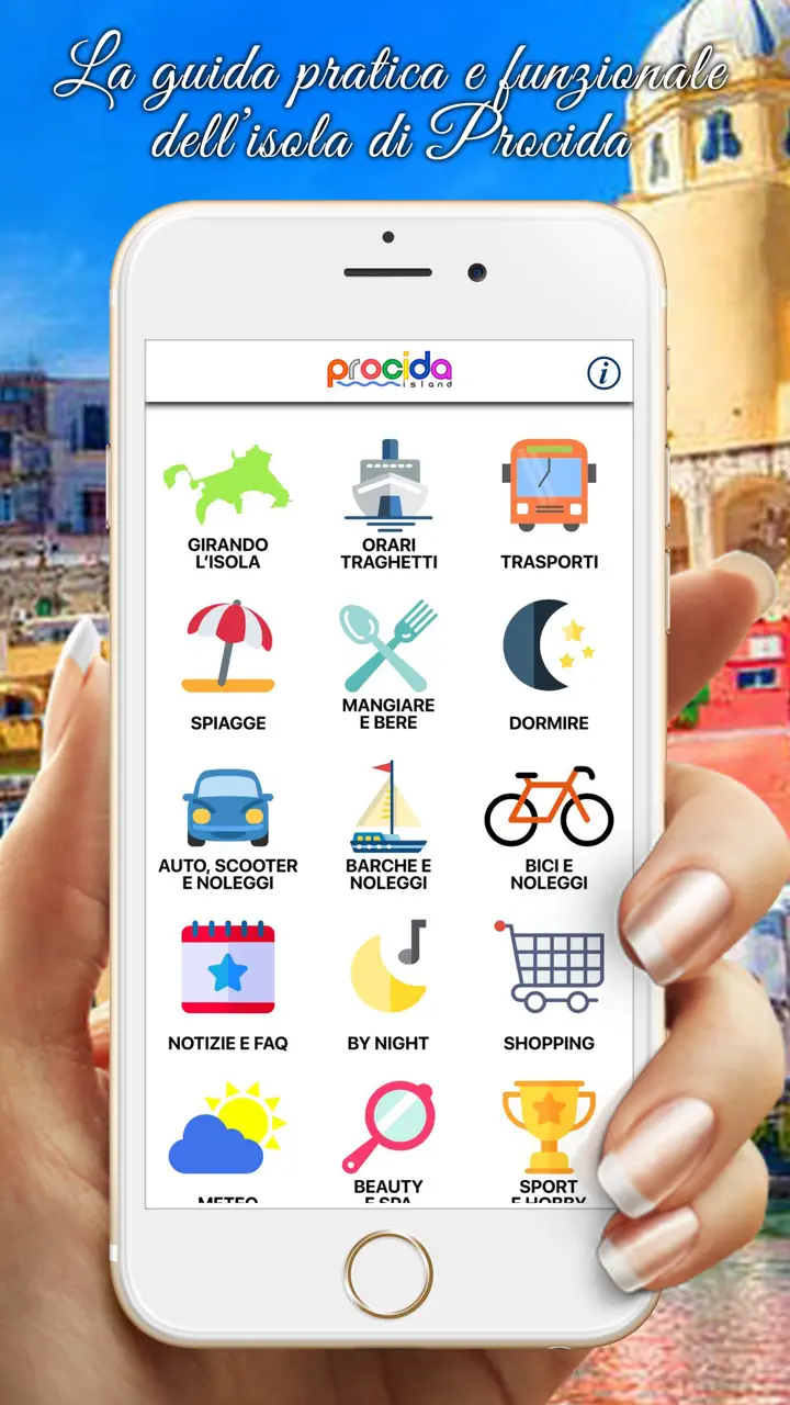 App Store flow in Procida Island
