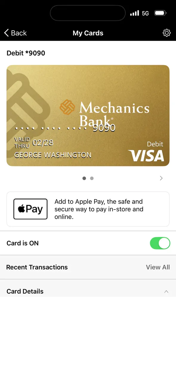 Mechanics Bank Mobile Plus App Store pantalla 5 de 5 (store): App Store