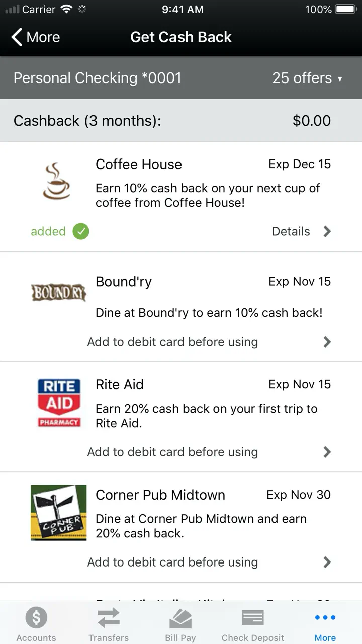 Liberty Bay Credit Union App Store pantalla 7 de 9 (store): App Store