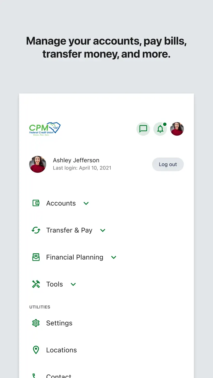 CPM Mobile Banking App Store pantalla 5 de 5 (store): App Store