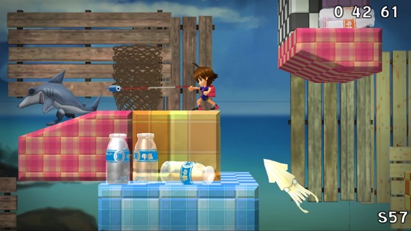 Sayonara Umihara Kawase Screenshots pantalla 2 de 5 (game): Gameplay