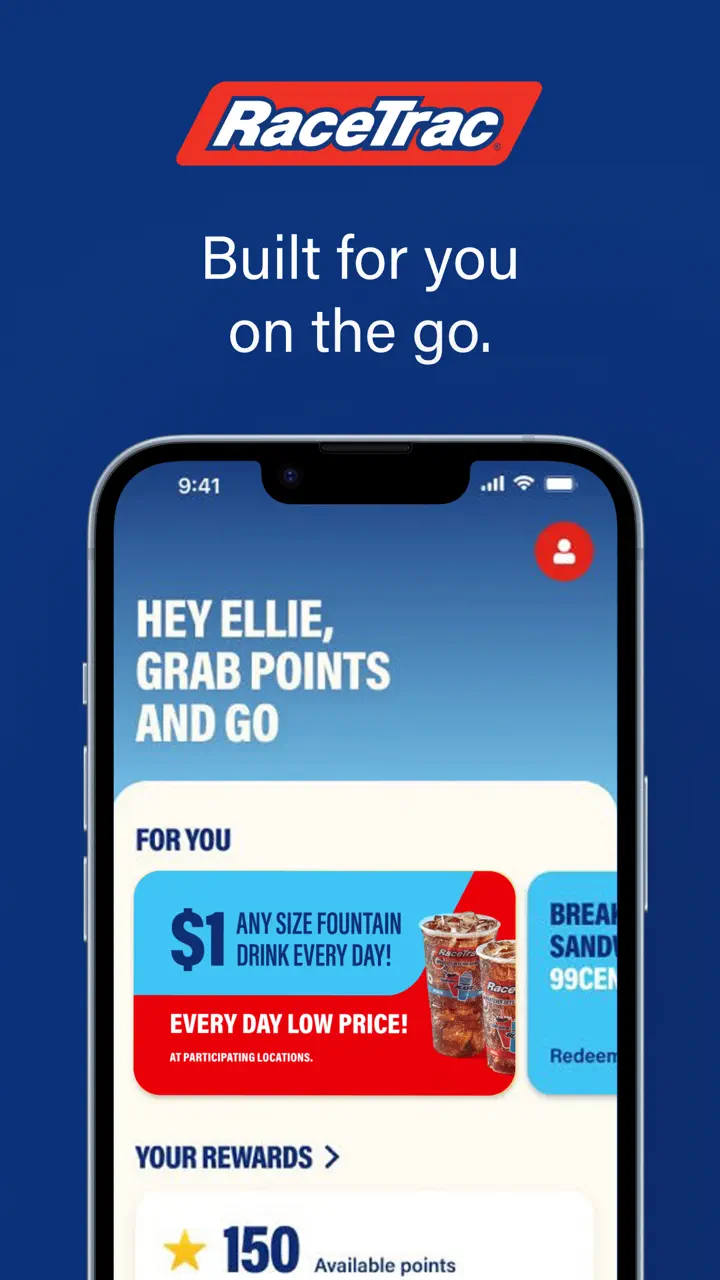 App Store flow in RaceTrac