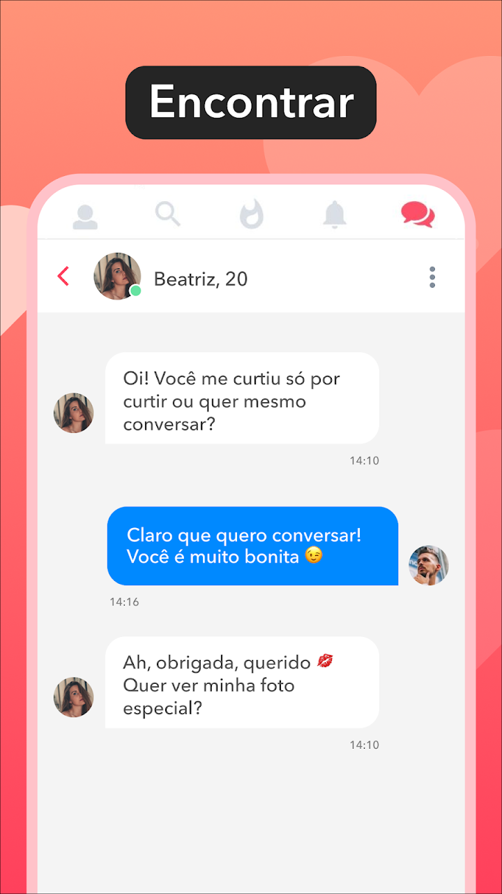 Cupidabo - bate-papo e paquera Google Play pantalla 4 de 4 (store): Google Play