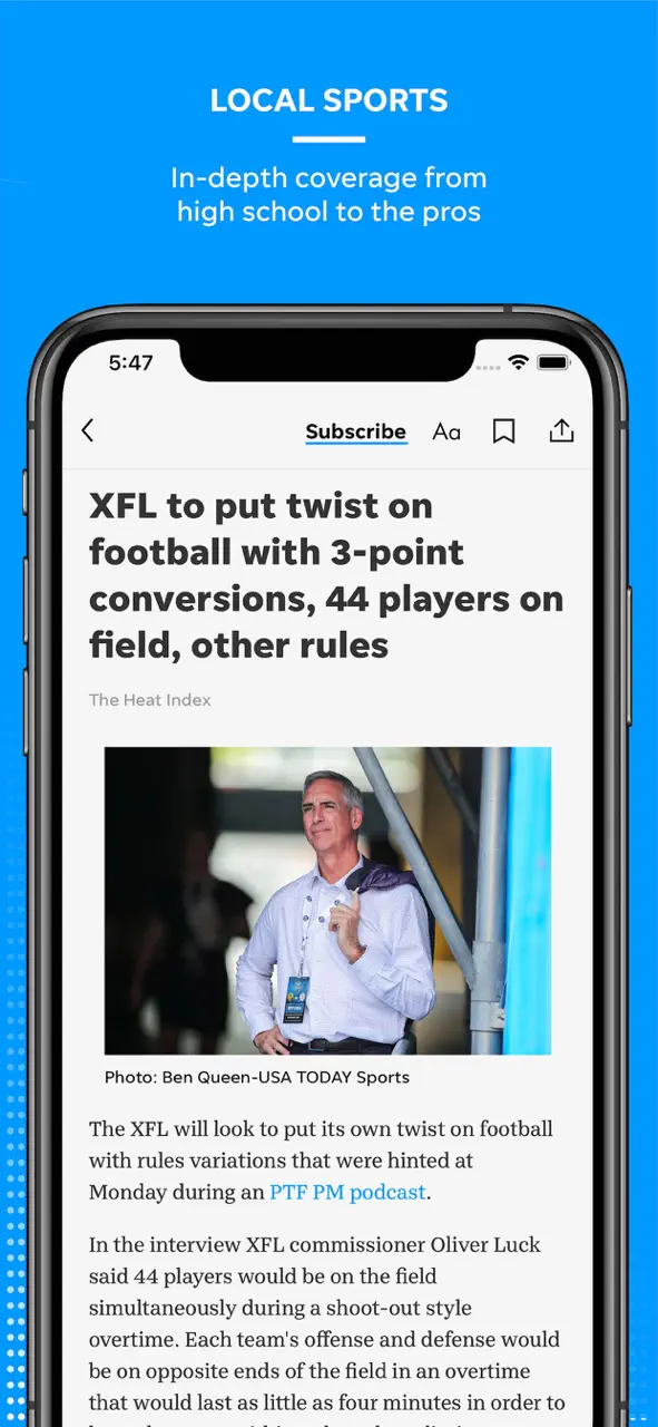 Holland Sentinel - Holland, MI App Store screen 5 of 5 (store): App Store