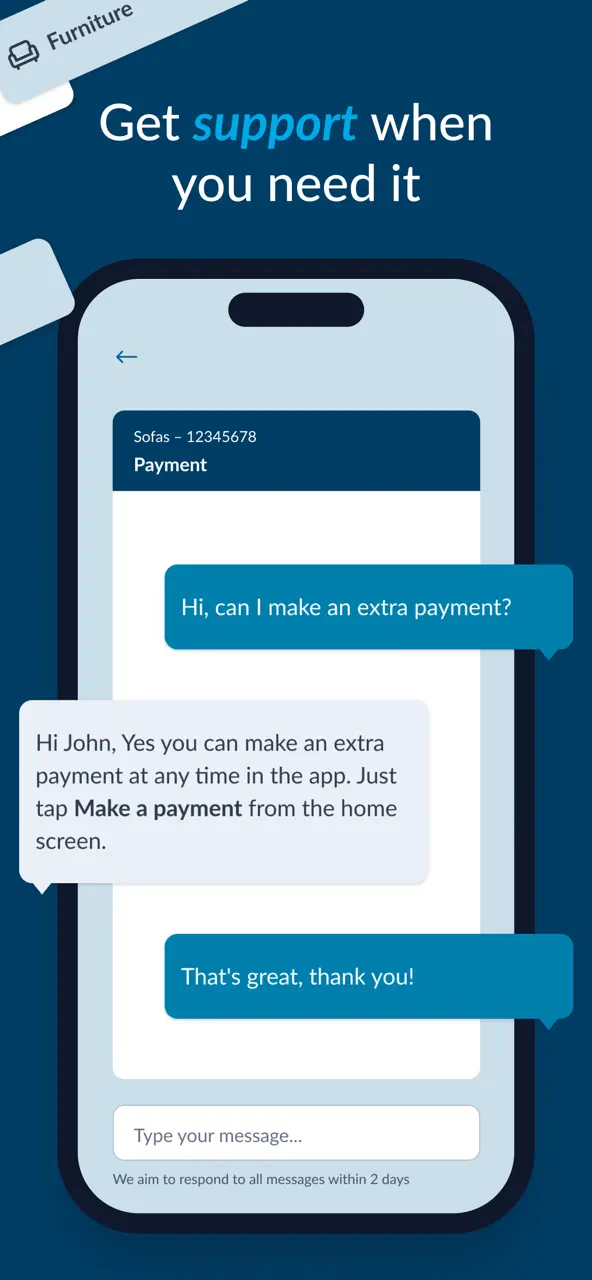 V12 Retail Finance App Store pantalla 6 de 7 (store): App Store