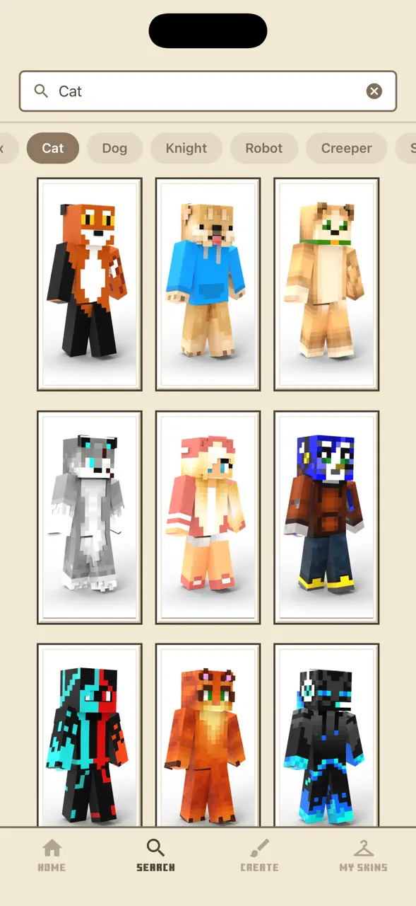 Skins for Minecraft : Skin Hub App Store pantalla 7 de 10 (store): App Store