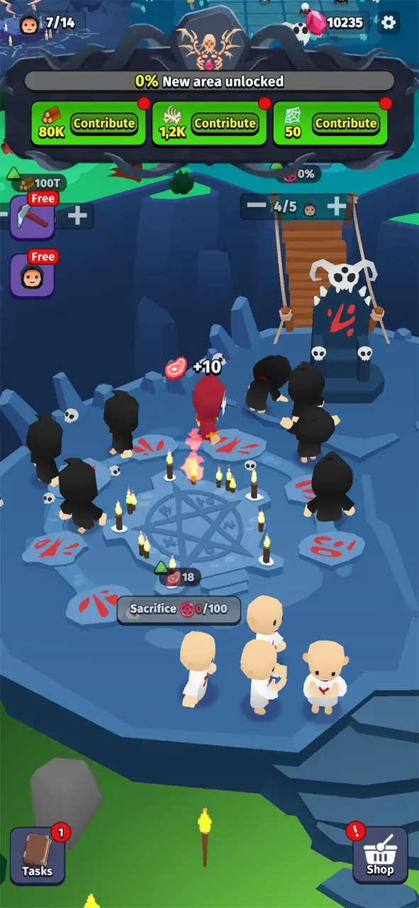 Idle Cult Empire - Evil Tycoon App Store pantalla 8 de 10 (store): App Store