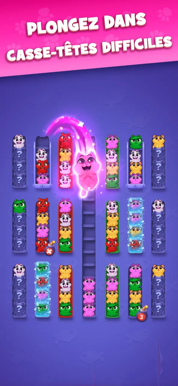 Kitty Sort: Twisted Tails App Store tela 3 de 7 (store): App Store
