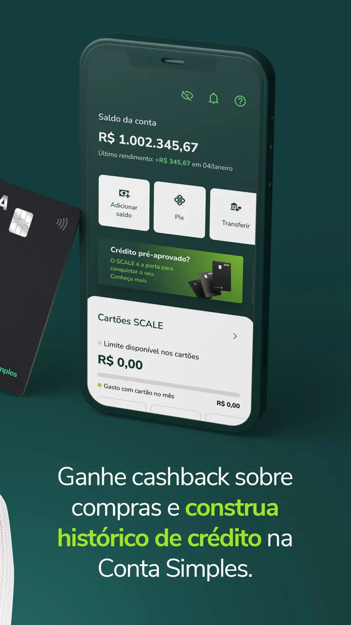 Conta Simples App Store screen 7 of 7 (store): App Store
