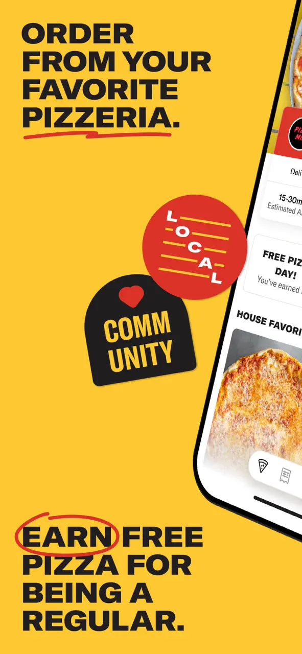 App Store flow in Slice - Order Local Pizza