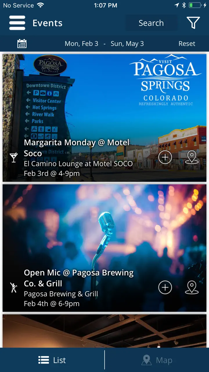 Visit Pagosa Springs App Store pantalla 6 de 10 (store): App Store