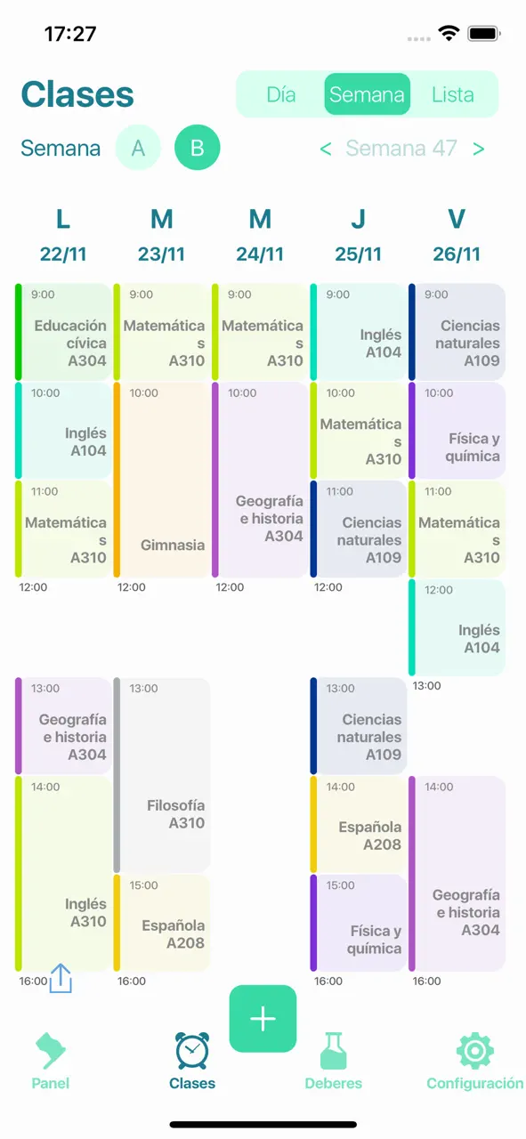 Horario de clases - TimeTo App Store pantalla 7 de 9 (store): App Store
