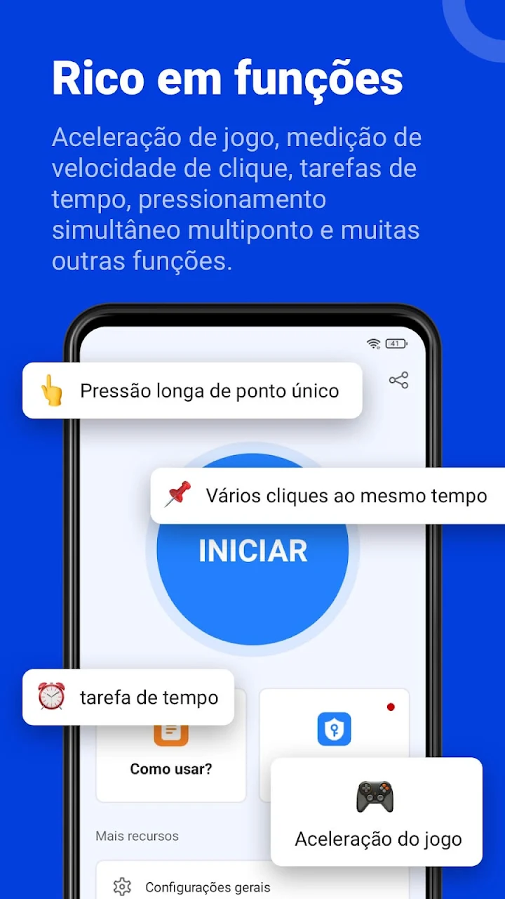 Clicker Automático - Clickmate Google Play tela 4 de 5 (store): Google Play
