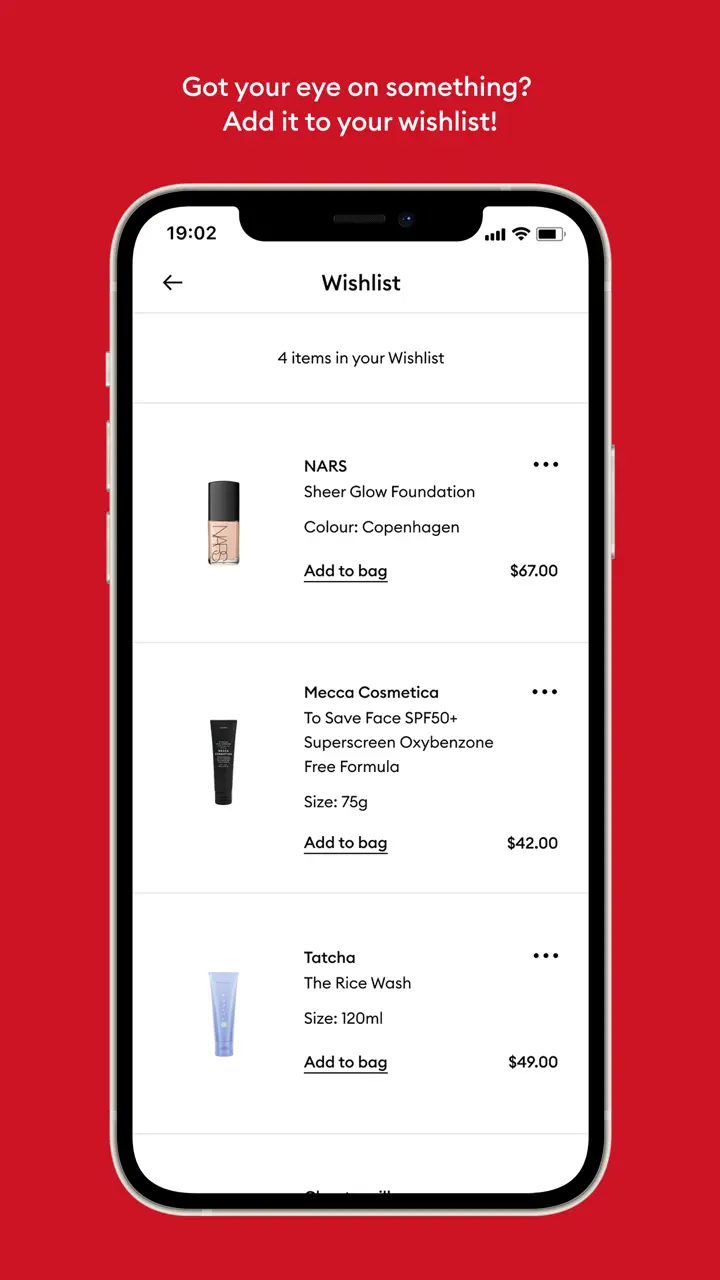 MECCA - Beauty Shopping App Store pantalla 5 de 8 (store): App Store