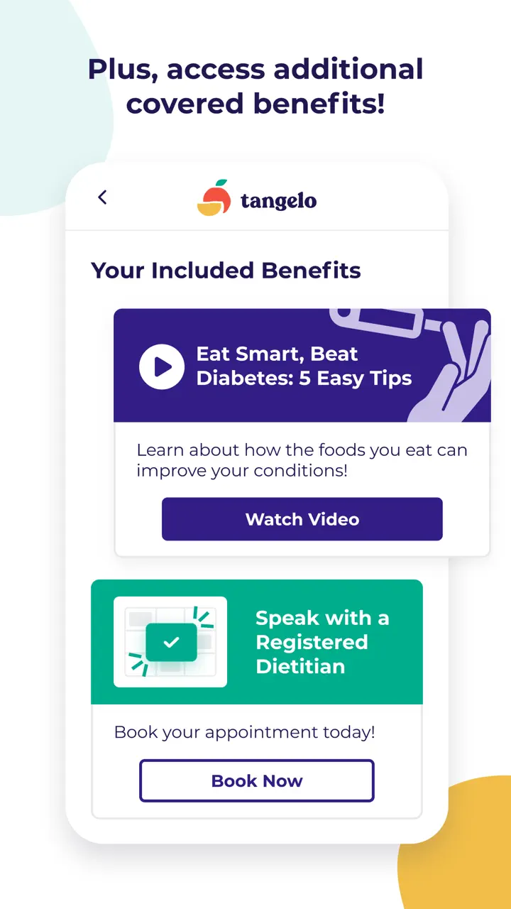 Tangelo - Get Food Prescribed! App Store pantalla 6 de 6 (store): App Store