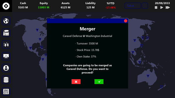 Hedge Fund Tycoon Screenshots pantalla 6 de 10 (game): Gameplay