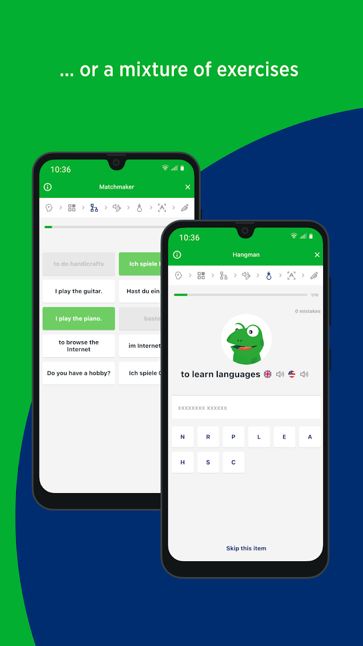 PONS Vocabulary Trainer Google Play pantalla 5 de 8 (store): Google Play