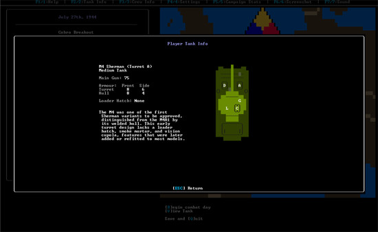 Armoured Commander Screenshots pantalla 3 de 6 (game): Gameplay
