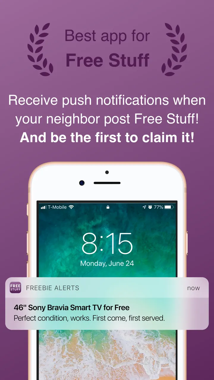 App Store flow in Freebie Alerts: Free Stuff App