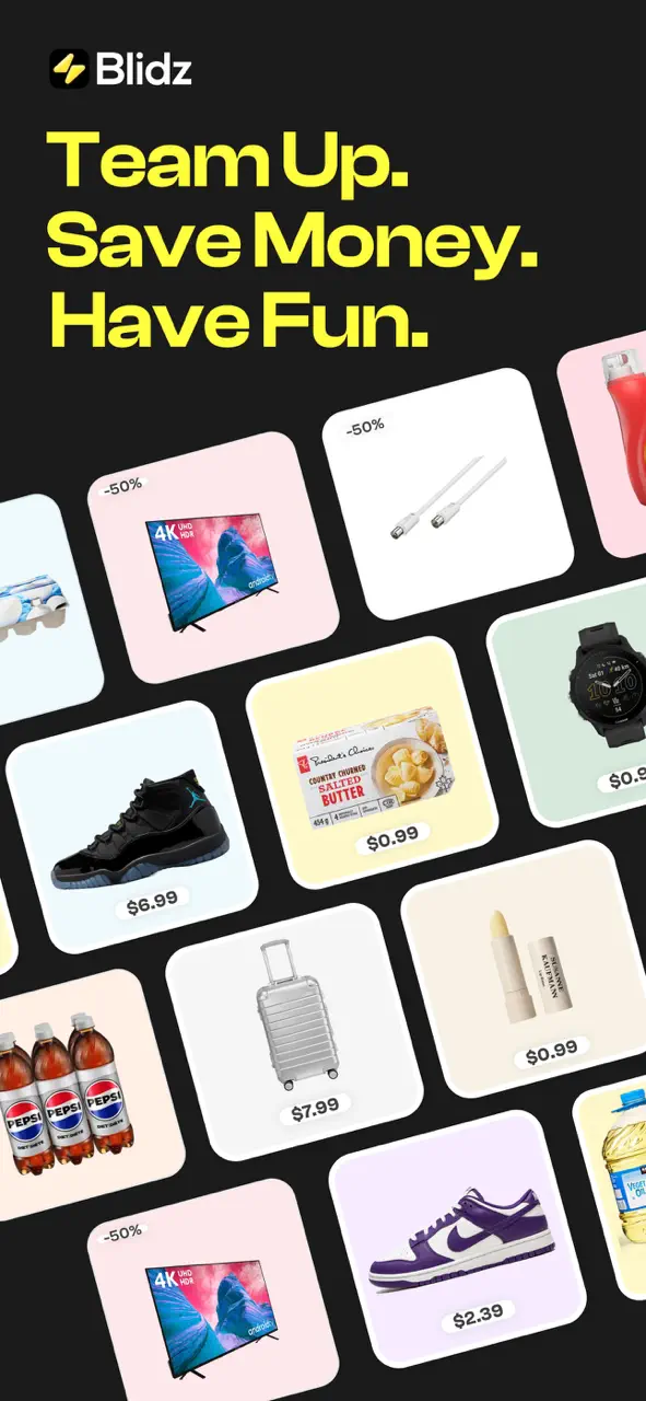 App Store flow in Blidz - Shop Deals, Save Money