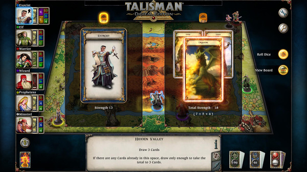 Talisman: Digital Classic Edition Screenshots screen 5 of 9 (game): Gameplay