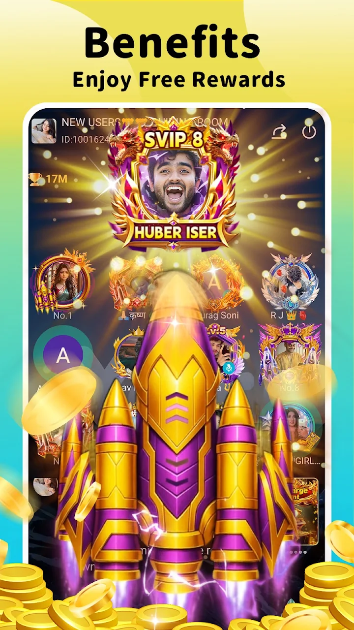 Yari-Voice Chat Party Google Play screen 6 of 7 (store): Google Play