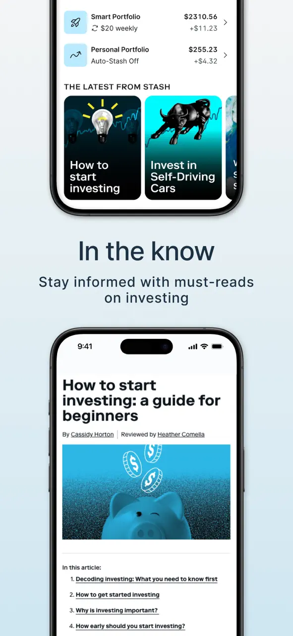 Stash: Investing made easy App Store pantalla 7 de 9 (store): App Store