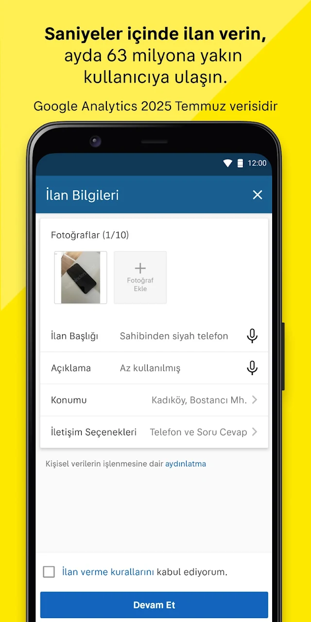 sahibinden #AlSatKiralaKeşfet Google Play pantalla 5 de 12 (store): Google Play