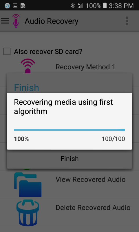 Audio Recovery Google Play pantalla 8 de 8 (store): Google Play